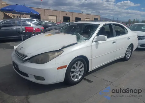 2003 Lexus Es 300 from USA, damaged, VIN JTHBF30GX36005776
